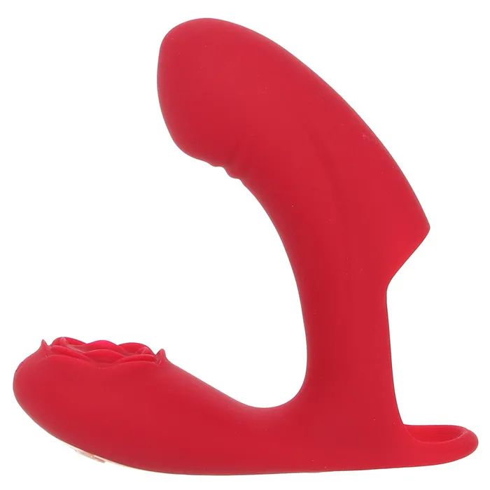 Vibrators XR Brands Bloomgasm Rose Touch Finger Vibe