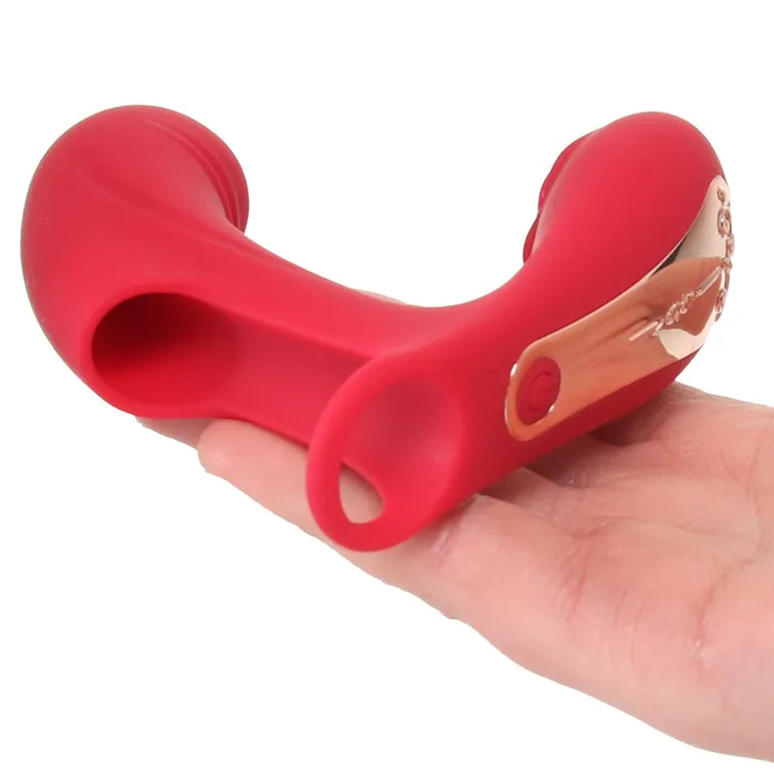 Vibrators XR Brands Bloomgasm Rose Touch Finger Vibe