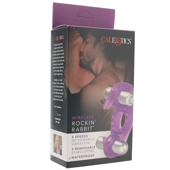 Wireless Rockin Rabbit Vibrating Couples Ring CalExotics Vibrators