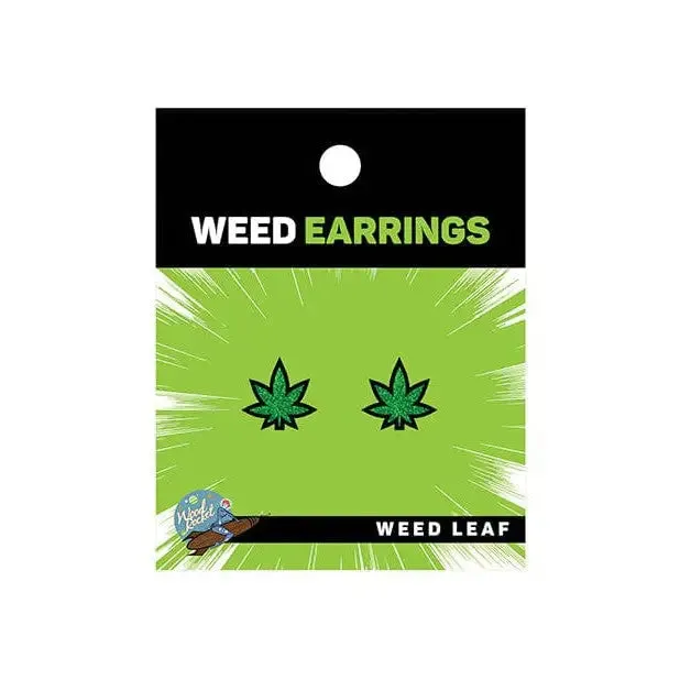 WoodRocket Vibrators Wood Rocket Herb Earrings Green