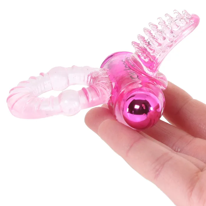 XGen Vibrators BodyWand Rechargeable Lick It Pleasure Ring in Pink