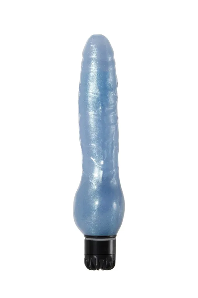 Adam Eve Blue Dolphin Vibrator Glitter Blue Adam Eve Vibrators