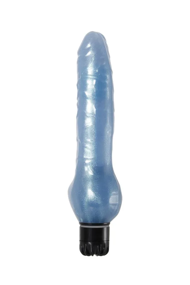 Adam Eve Blue Dolphin Vibrator Glitter Blue Adam Eve Vibrators