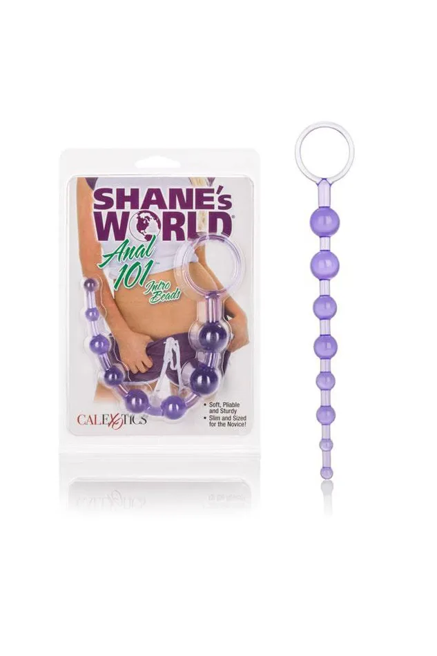 Anal Cal Exotics Cal Exotics Shanes World Anal 101 Intro Anal Beads Purple