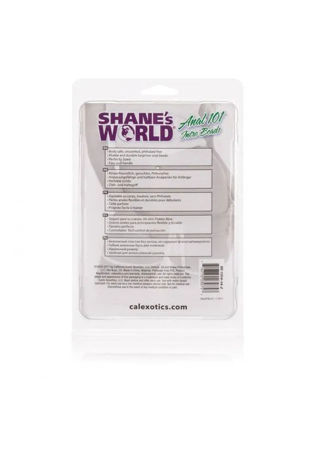 Anal Cal Exotics Cal Exotics Shanes World Anal 101 Intro Anal Beads Purple