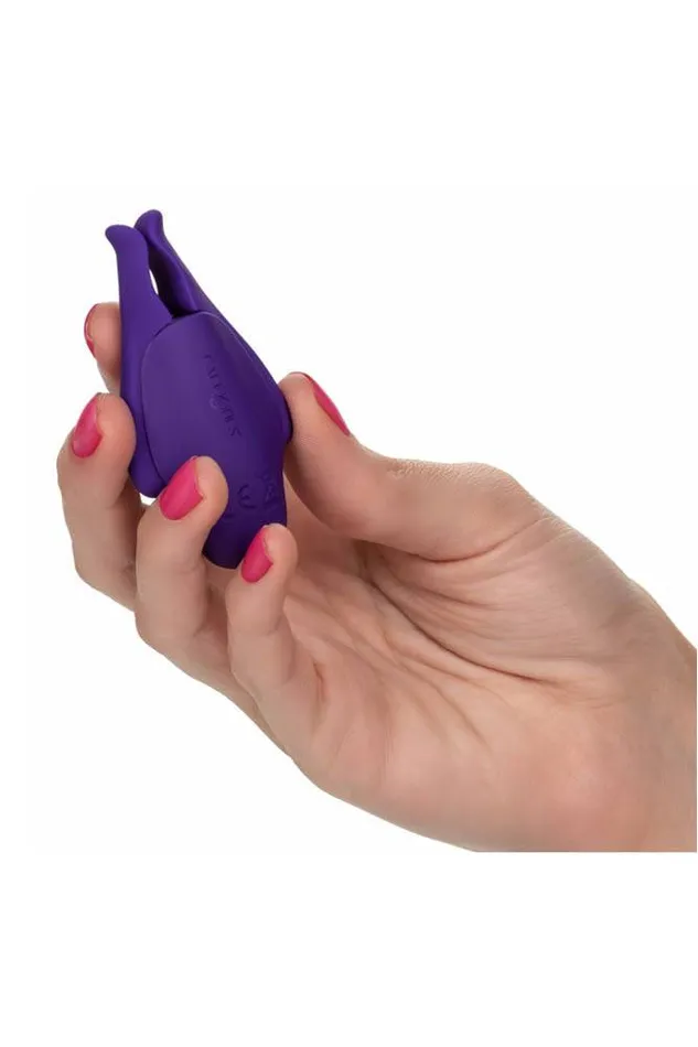 Cal Exotics Nipple Play Rechargeable Nipplettes Purple Cal Exotics Vibrators