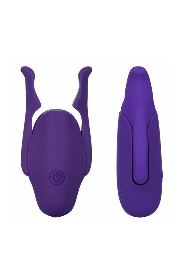 Cal Exotics Nipple Play Rechargeable Nipplettes Purple Cal Exotics Vibrators