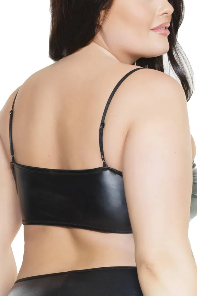 Coquette 7235X Wetlook Bralette OSXL Coquette Vibrators