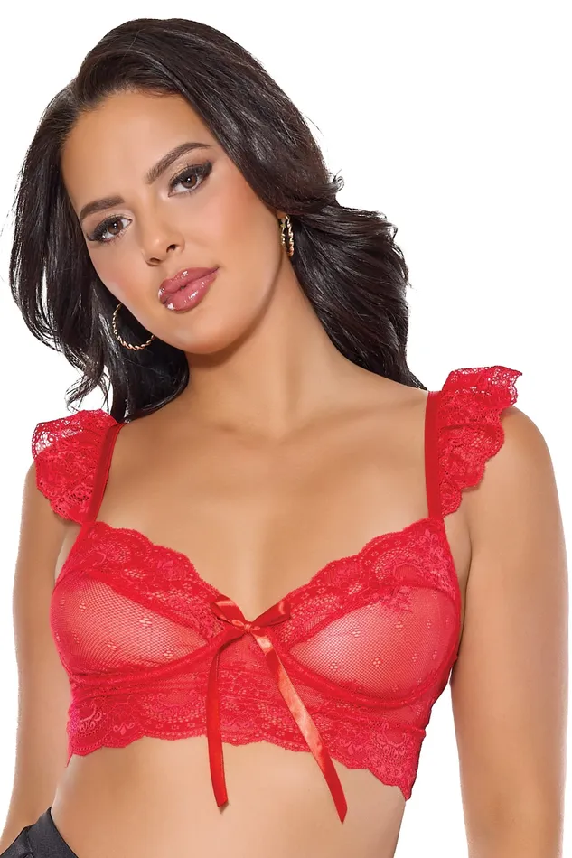 Coquette Vibrators Coquette 24321 Bralette Red
