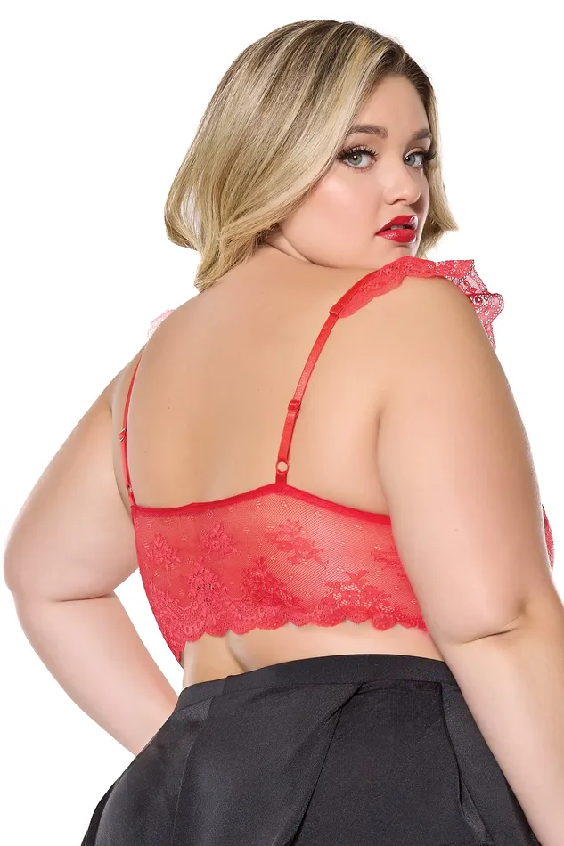 Coquette Vibrators Coquette 24321 Bralette Red