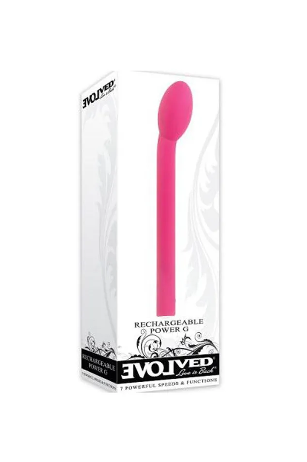 Evolved Evolved Rechargeable Power G Vibrator Pink Vibrators