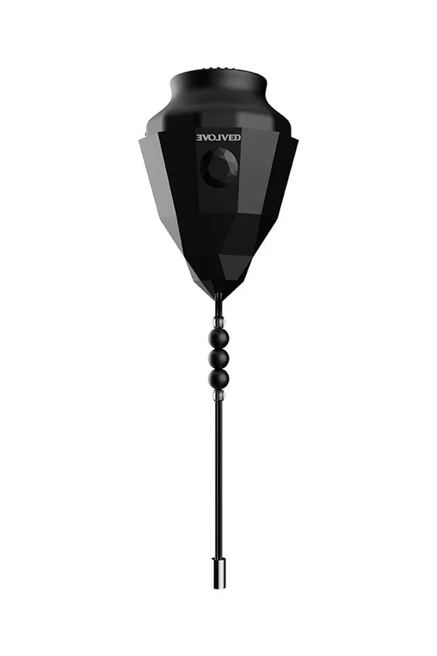 Evolved Vibrators Evolved Spinning O Egg Vibrator Black