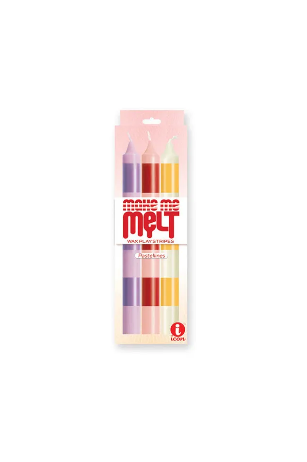 Icons Brands Icon Brands Make Me Melt Warm Drip Candles 3pk Stripes Pastellines Vibrators Icons Brands Icon Brands Make Me Melt Warm Drip Candles 3pk Stripes Pastellines Vibrators