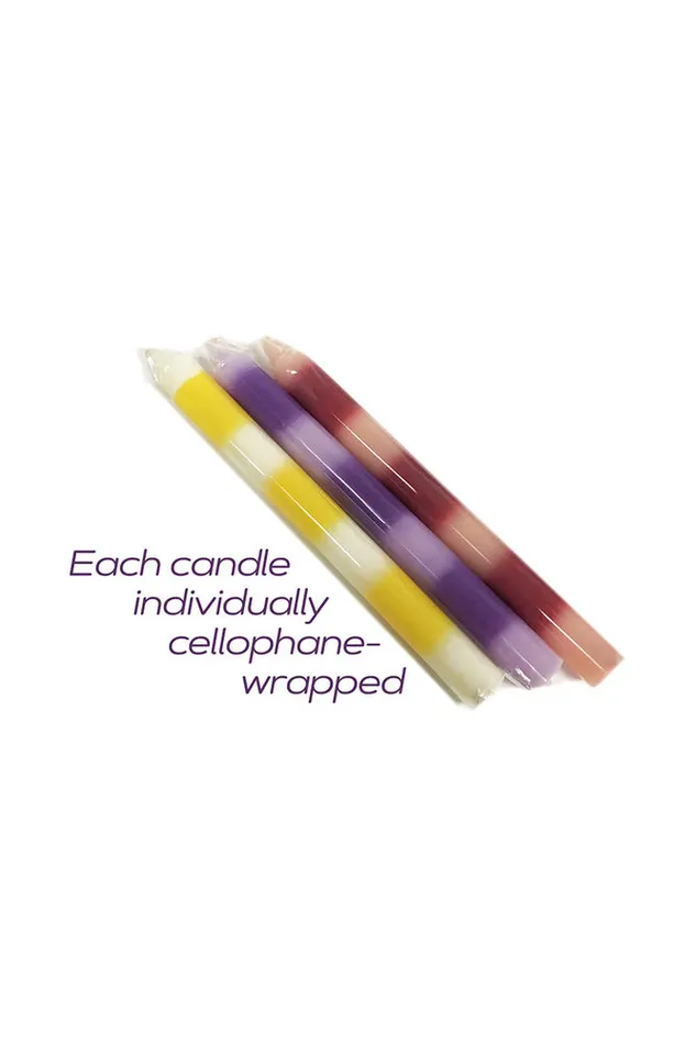 Icons Brands Icon Brands Make Me Melt Warm Drip Candles 3pk Stripes Pastellines Vibrators