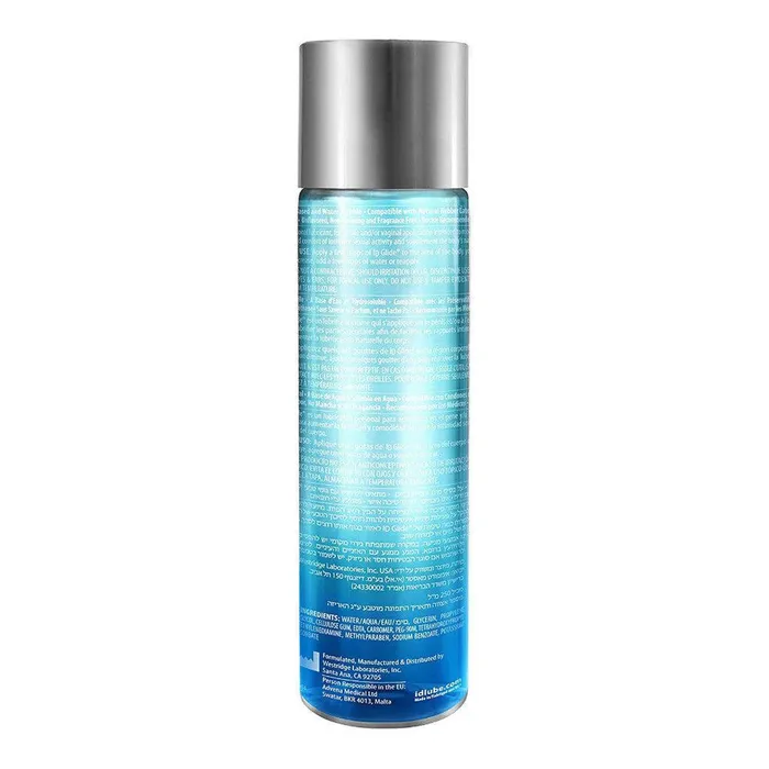 ID Lubricants Sexual Health Wellbeing ID Glide Natural Feel WaterBased Lubricant