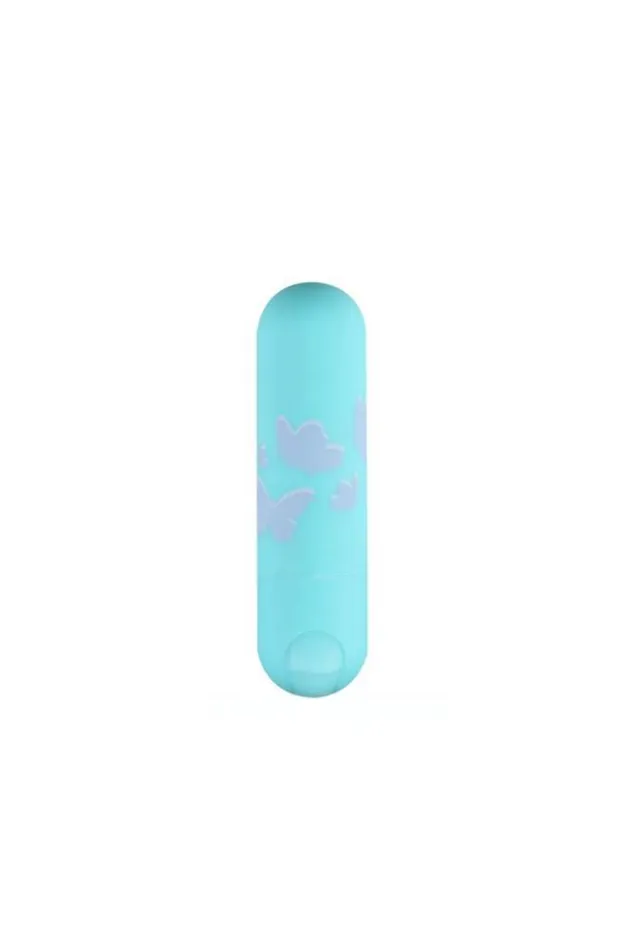 Maia Toys Vibrators Maia Toys Julia Rechargeable Butterfly Print Bullet Teal Maia Toys Vibrators Maia Toys Julia Rechargeable Butterfly Print Bullet Teal