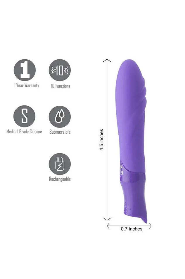 Maia Toys Vibrators Maia Toys Margo Rechargeable Silicone Bullet Vibe Purple