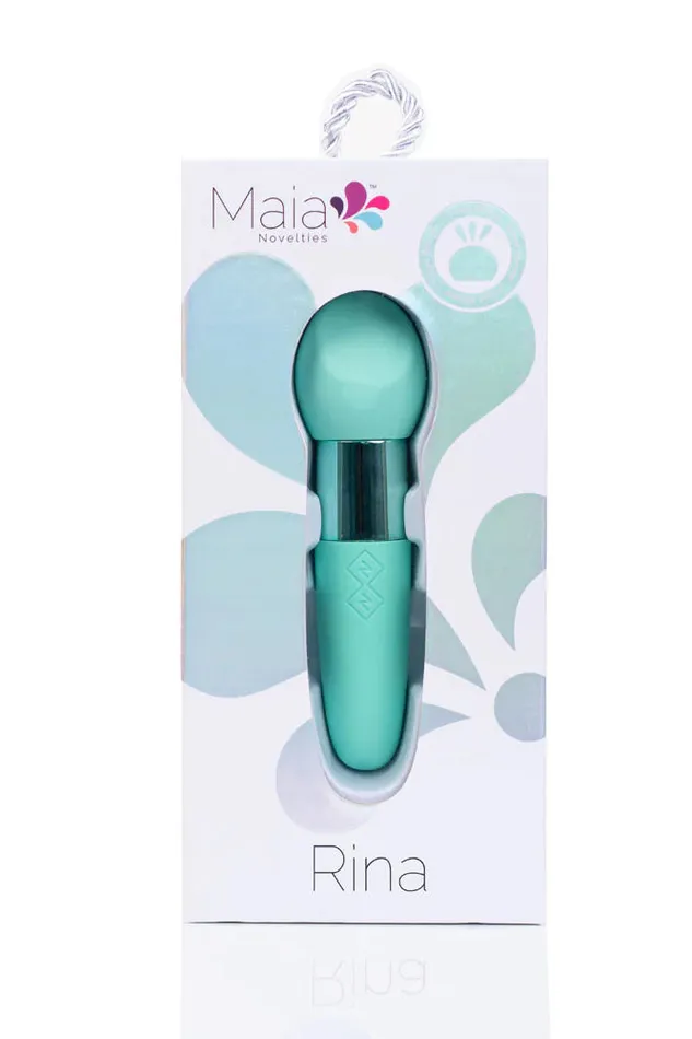 Maia Toys Vibrators Maia Toys Rina Mini Wand Vibrator Mint