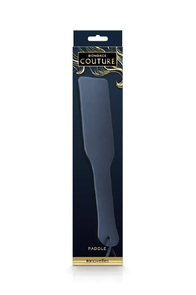 NS Novelties NS Novelties Bondage Couture Faux Leather Paddle Blue Vibrators