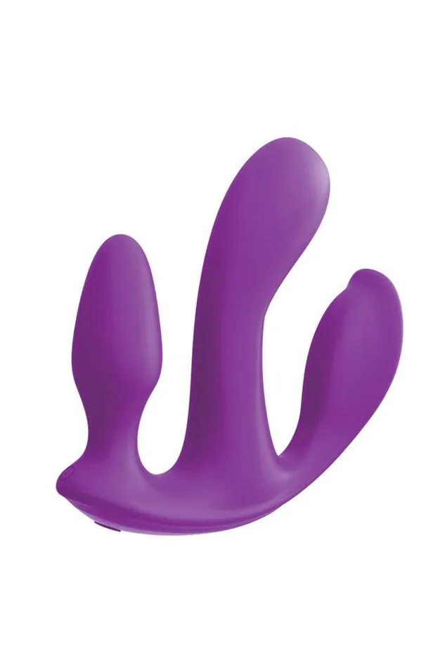 Pipedream Vibrators Pipedream 3Some Total Ecstasy Triple Vibrator Purple