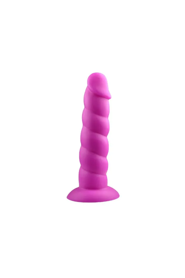 Rock Candy Toys Dildos Rock Candy Toys Suga Daddy 7 Silicone Dildo Purple