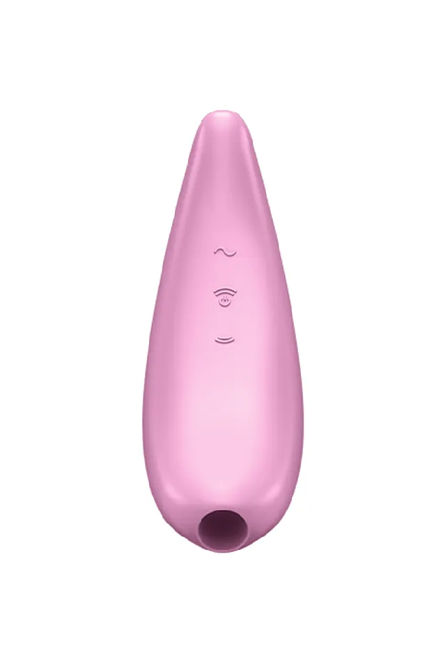 Satisfyer Curvy 3 Plus Bluetooth Air Pulse Clitoral Stimulator Pink Satisfyer Vibrators