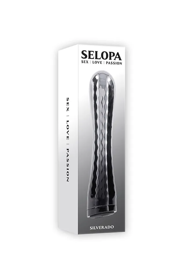 Selopa Silverado Vibrator SilverBlack Selopa Vibrators