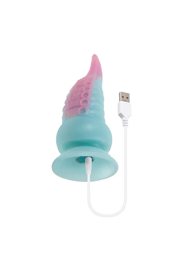 Selopa Vibrators Selopa Stuck On You Vibrating Tentacle Dildo BluePink