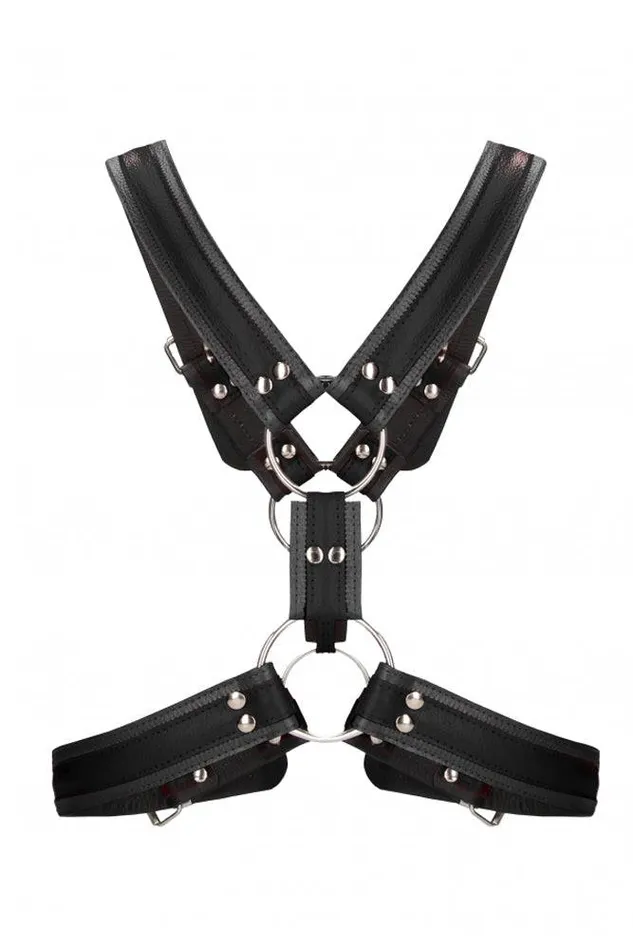 Shots Toys Vibrators Ouch by Shots Toys Scottish Chest Harness Black