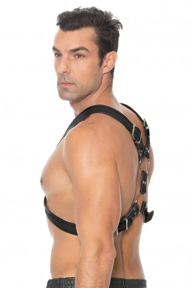 Shots Toys Vibrators Ouch by Shots Toys Scottish Chest Harness Black