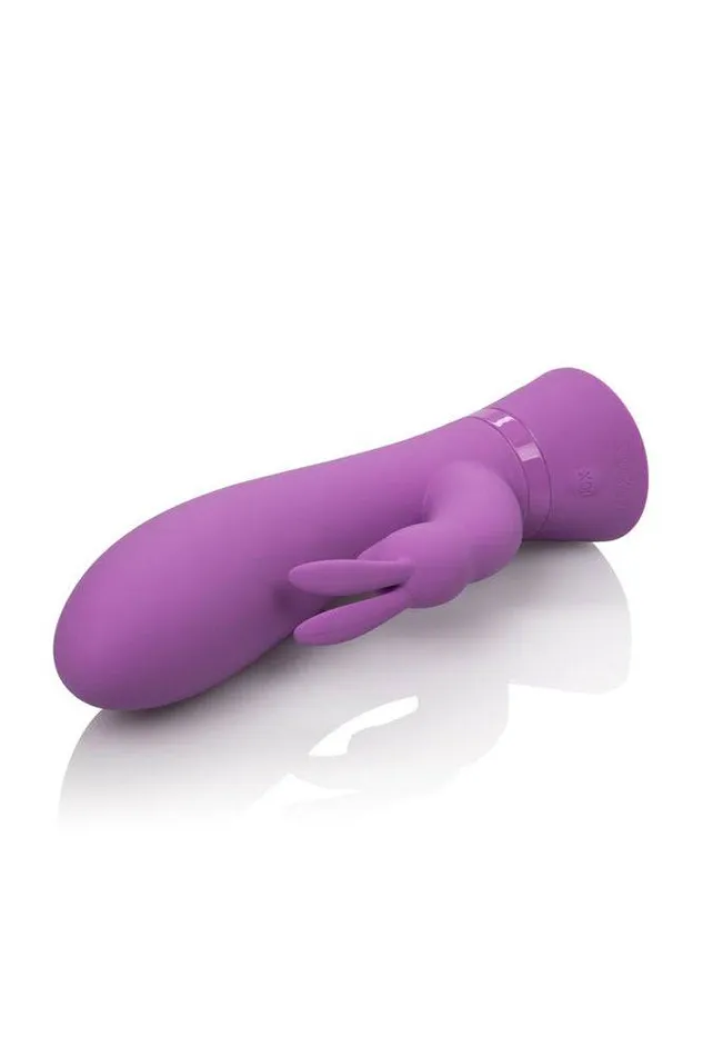 Vibrators Cal Exotics Cal Exotics Luxe Touch Sensitive Rabbit Vibrator Purple