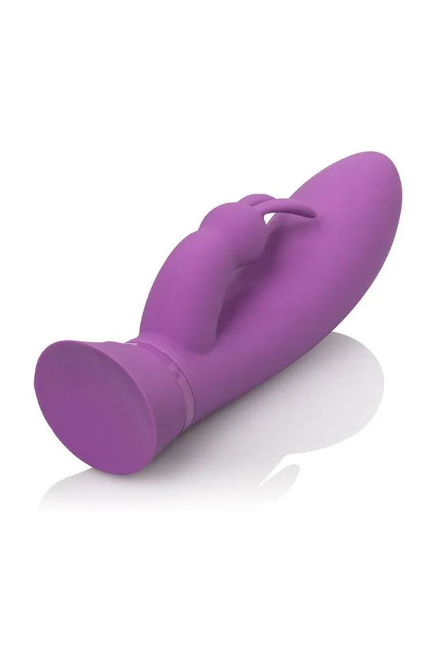 Vibrators Cal Exotics Cal Exotics Luxe Touch Sensitive Rabbit Vibrator Purple