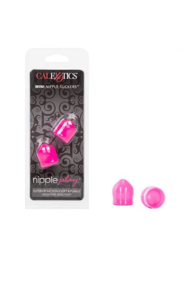 Vibrators Cal Exotics Cal Exotics Nipple Play Mini Nipple Suckers Pink
