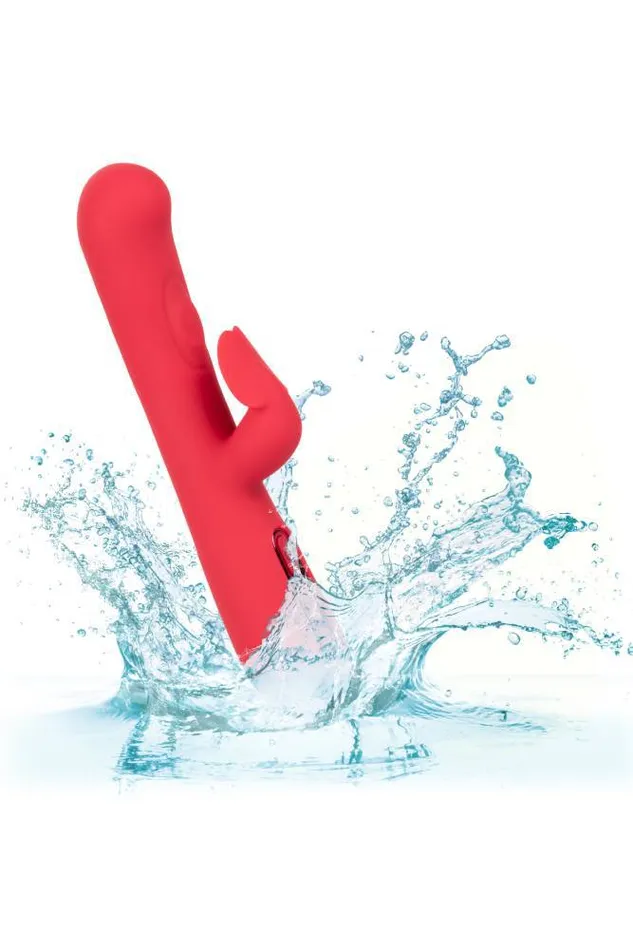 Vibrators Cal Exotics Cal Exotics Throb Flutter Dual Vibrator Pink