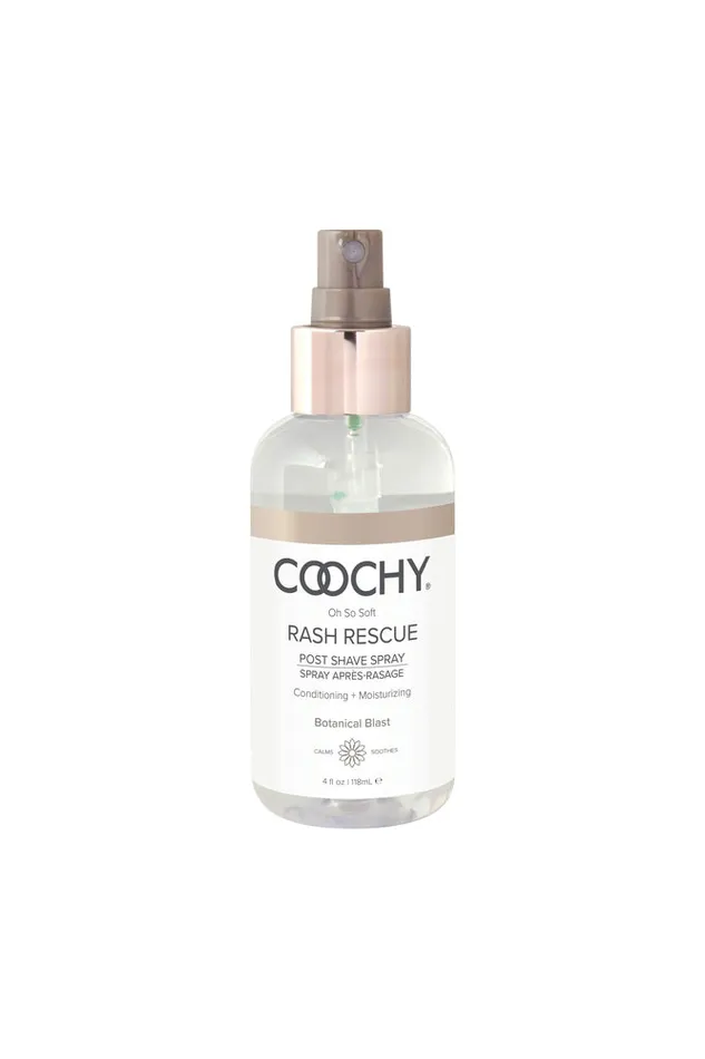 Vibrators Coochy Shave Cream Rash Rescue Shave Spray Botanical Blast 4oz Coochy