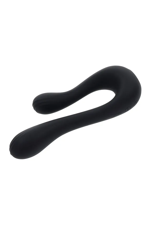 Vibrators Evolved Playboy The Swan Dual Vibrator Black