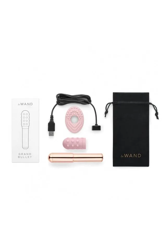 Vibrators Le Wand Grand Bullet Vibrator Rose Gold Le Wand