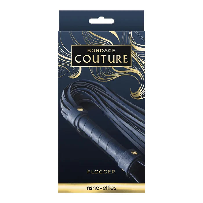Vibrators NS Novelties NS Novelties Bondage Couture Flogger Blue