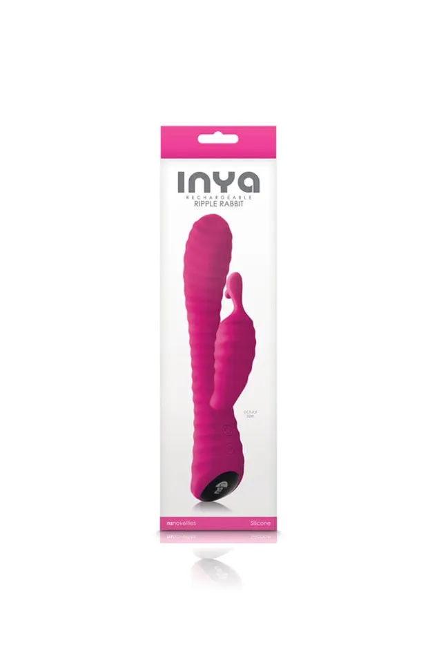 Vibrators NS Novelties NS Novelties INYA Ripple Rabbit Vibrator Pink