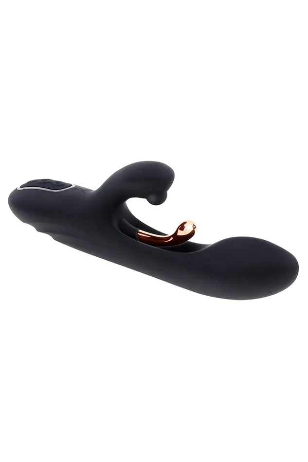Vibrators Playboy Aureus GSpot Tickling Rabbit Vibrator Black Evolved
