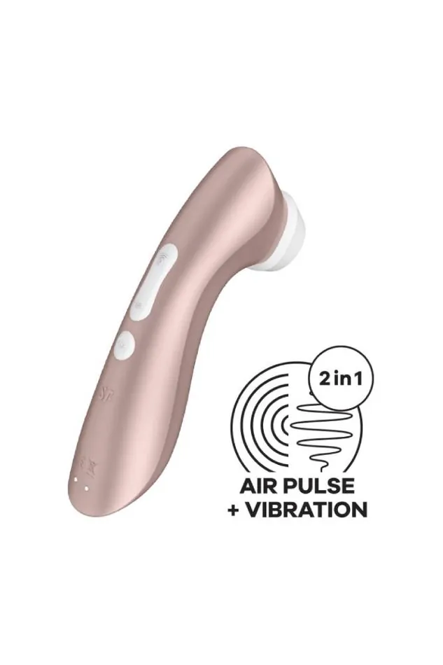 Vibrators Satisfyer Satisfyer Pro 2 Vibration Air Pulse Clitoral Stimulator Rose Gold