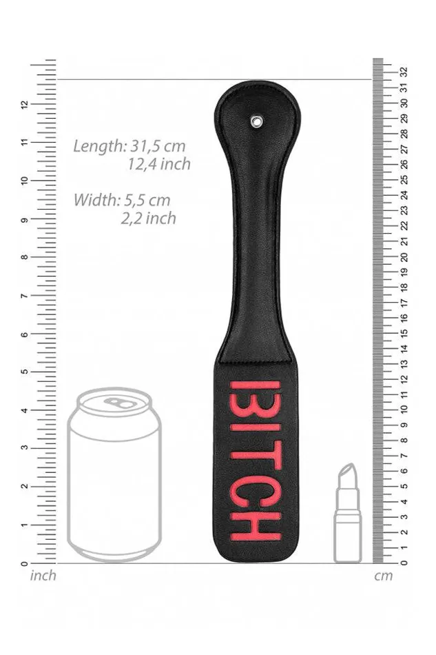 Vibrators Shots Toys Ouch by Shots Toys BITCH Paddle Black