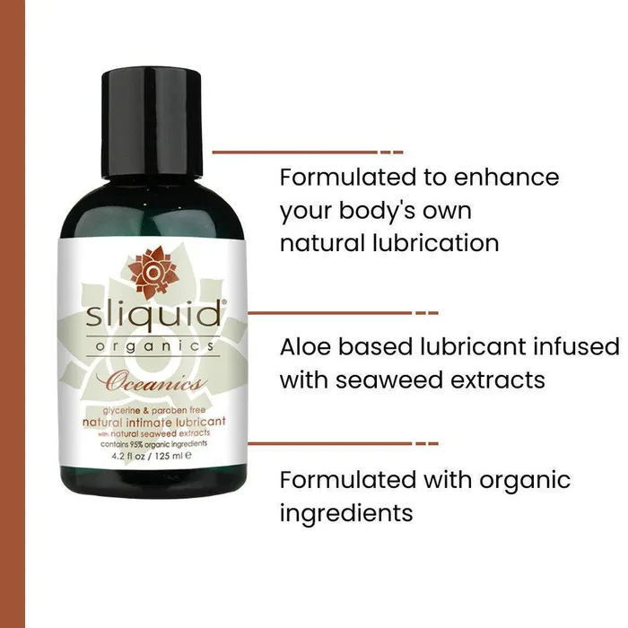 Vibrators Sliquid Organics Oceanics WaterBased Lube Sliquid