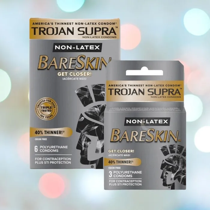 Vibrators Trojan Trojan Supra Bareskin Condoms