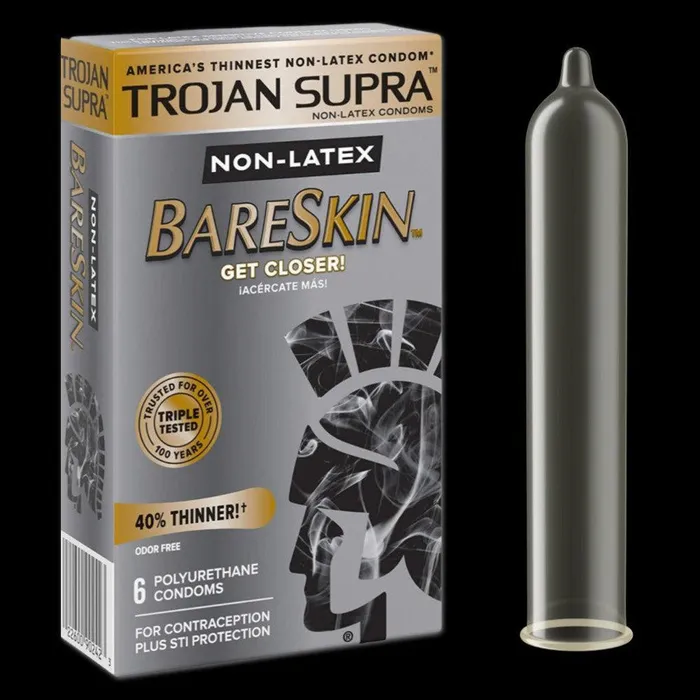 Vibrators Trojan Trojan Supra Bareskin Condoms