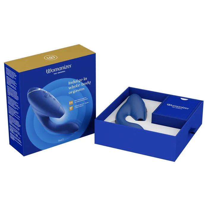 Vibrators WOMANIZER Womanizer Duo 2 Pleasure Air G Spot Vibrator Blueberry