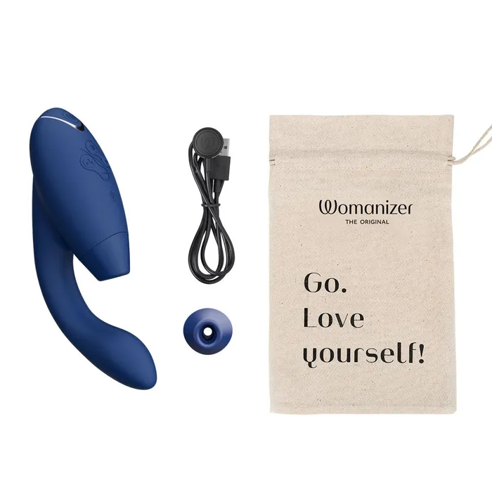 Vibrators WOMANIZER Womanizer Duo 2 Pleasure Air G Spot Vibrator Blueberry