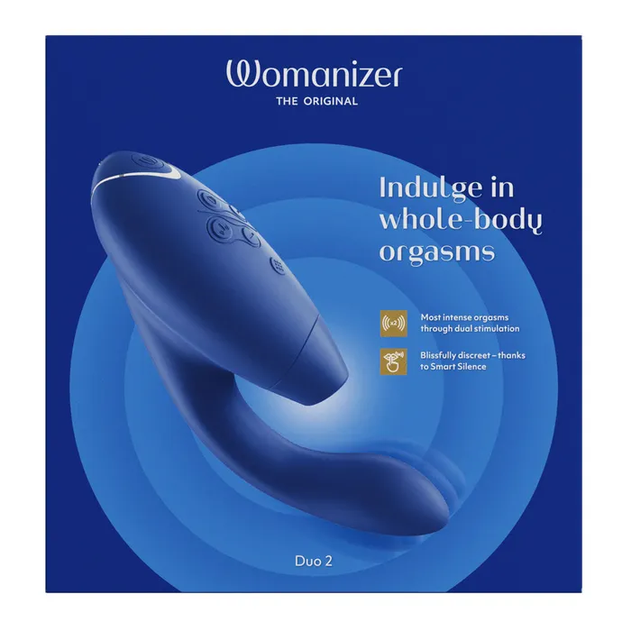 Vibrators WOMANIZER Womanizer Duo 2 Pleasure Air G Spot Vibrator Blueberry