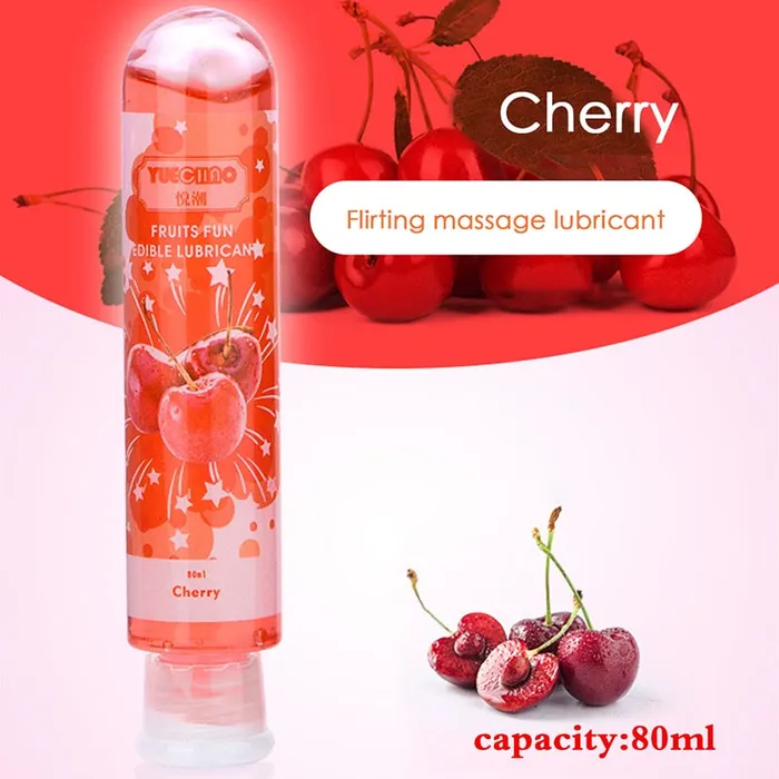 80ml Fruit Flavor Sex Lubricant Orgasm Body Massage Oil Lube Anal Water Based Lubricants Sex Oil for Women Female Seven Flavors LAZADASEXTOYS Couples