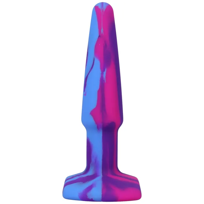 Anal Sale Specials APlay Groovy Silicone Anal Plug 4 Inch Berry